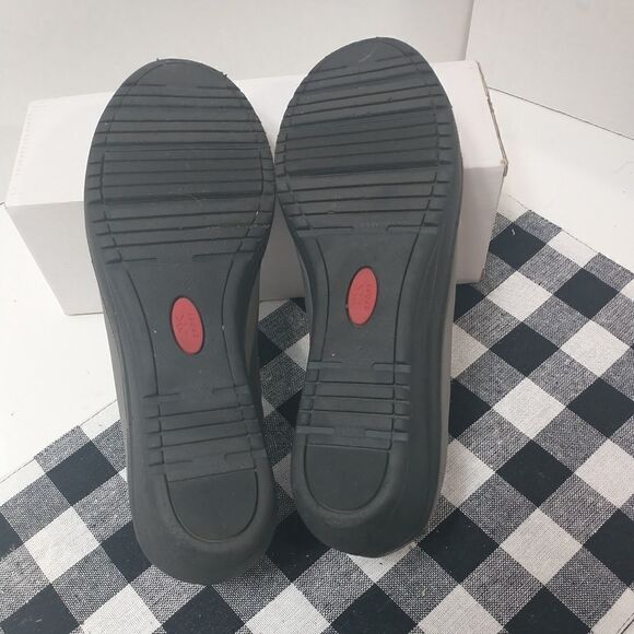 ANNE KLEIN SPORT WOMANS SHOES SLIP-ON SNEAKERS WEDGE GRAY 9.5M - Picture 8 of 11